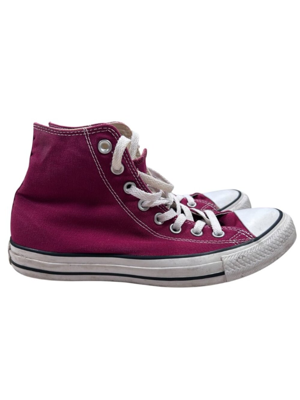 Converse Chuck Taylor High Top Maroon Sneaker 7 Men Trainers Sneakers - Picture 4 of 6